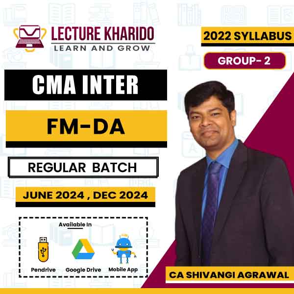 CMA Inter FMDA By CA Ranjan Periwal For June 2024 & Dec 2024