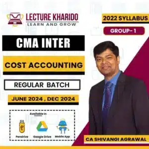 CMA Inter Cost Accounting by ranjan periwal for june 2024 & Dec 2024