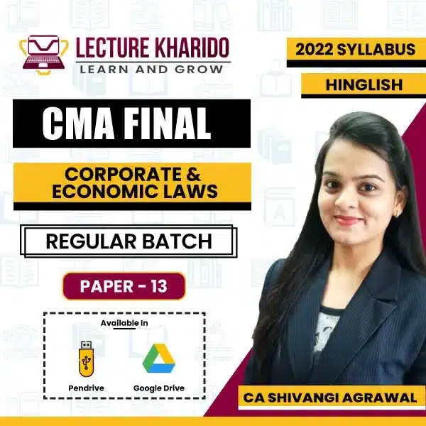 cma final corporate and economic laws by ca shivangi agarwal for june 2024 & Nov 2024