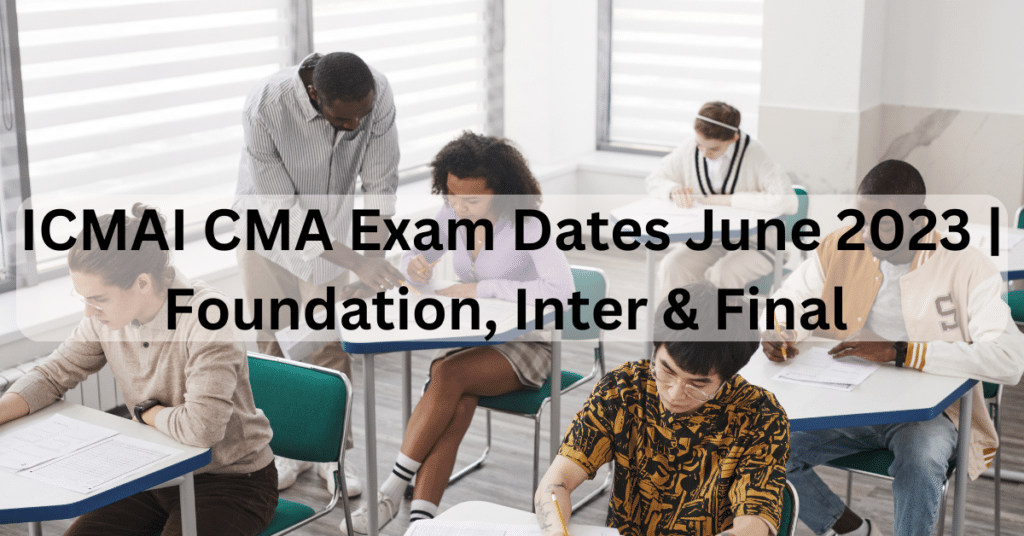 cma exam dates