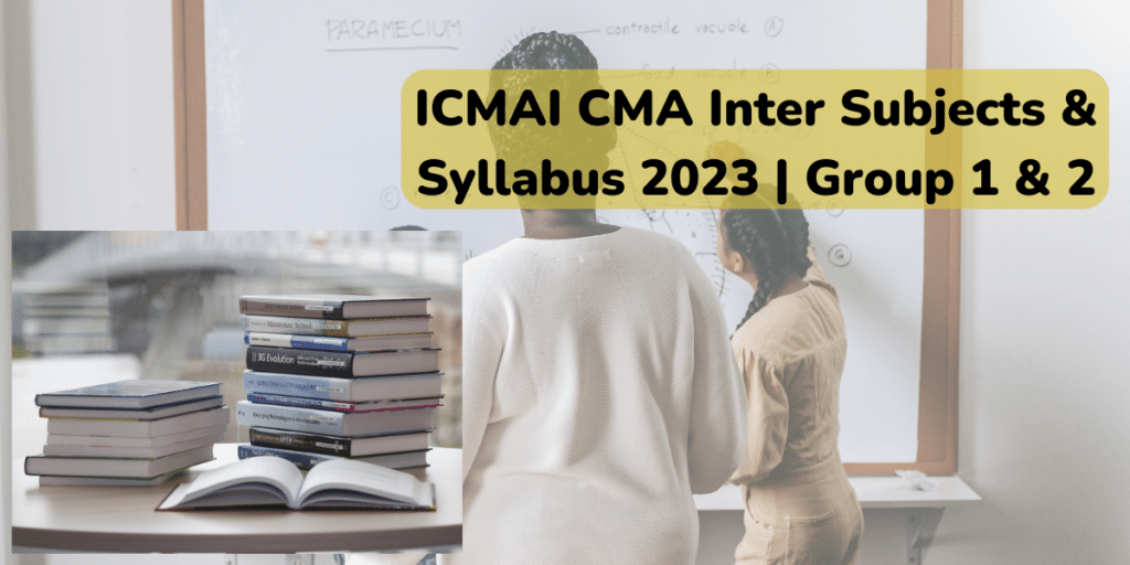 cma inter subjects