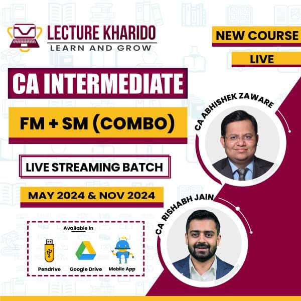 CA Inter fm-sm combo for may / nov 2024