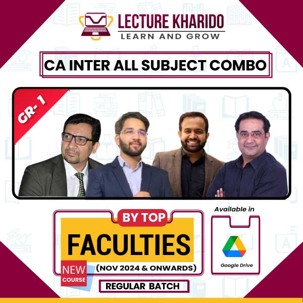 CA Inter all subject combo new course for may/ nov 2024
