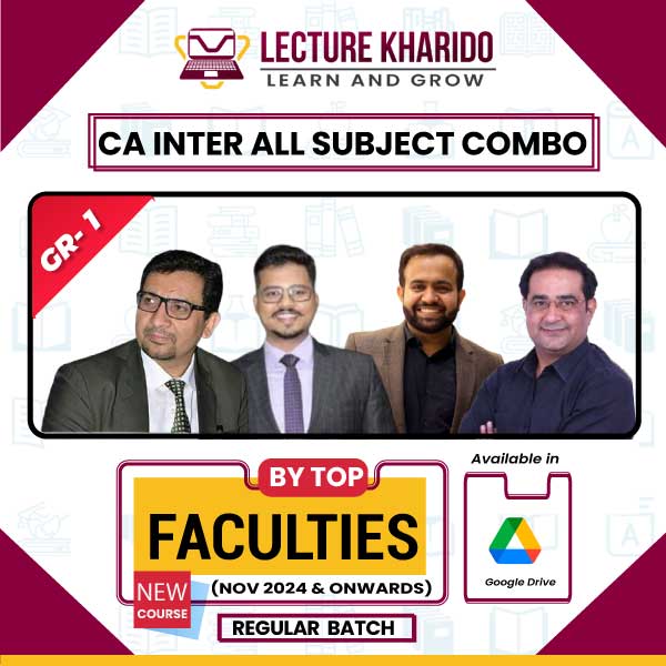 CA Inter all subject combo new course may / nov 2024