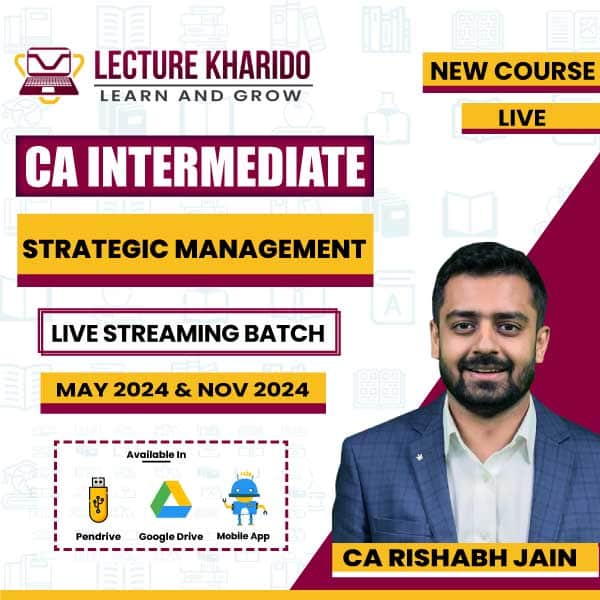 CA Inter SM for May 2024 By CA Rishab Jain