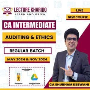 ca inter audit by ca shubham keswani for may/nov 2024