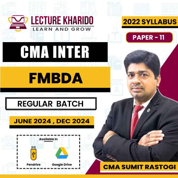 CMA Inter FMBDA by CMA sumit rastogi for june 2024 & Dec 2024