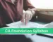 CA Foundation Syllabus